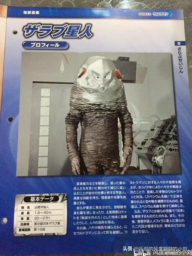 初代奥特曼怪兽图鉴大全