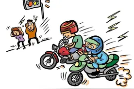 马路上追逐竞驶“炸街”扰民，俩摩托车手因危险驾驶罪被判刑图片
