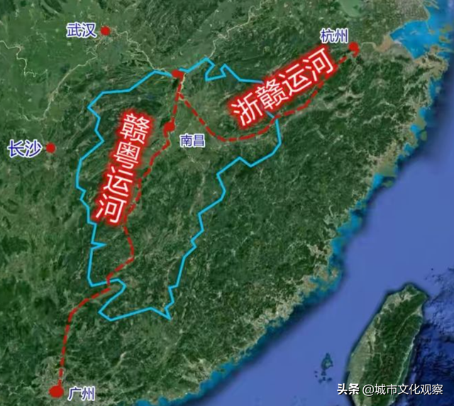 江西南昌想翻身：失去的大学生将沿着两大运河流回来