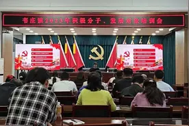 韦庄镇举办2023年发展党员集中培训图片