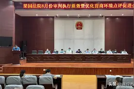 梁园区法院8月份审判执行质效点评会致力优化营商环境图片