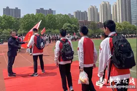 临近中考，合肥这所中学的学生“走”出快乐自信图片