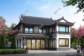 新徽派农村别墅设计，传统住宅文化加入现代流行元素更加贴合生活图片