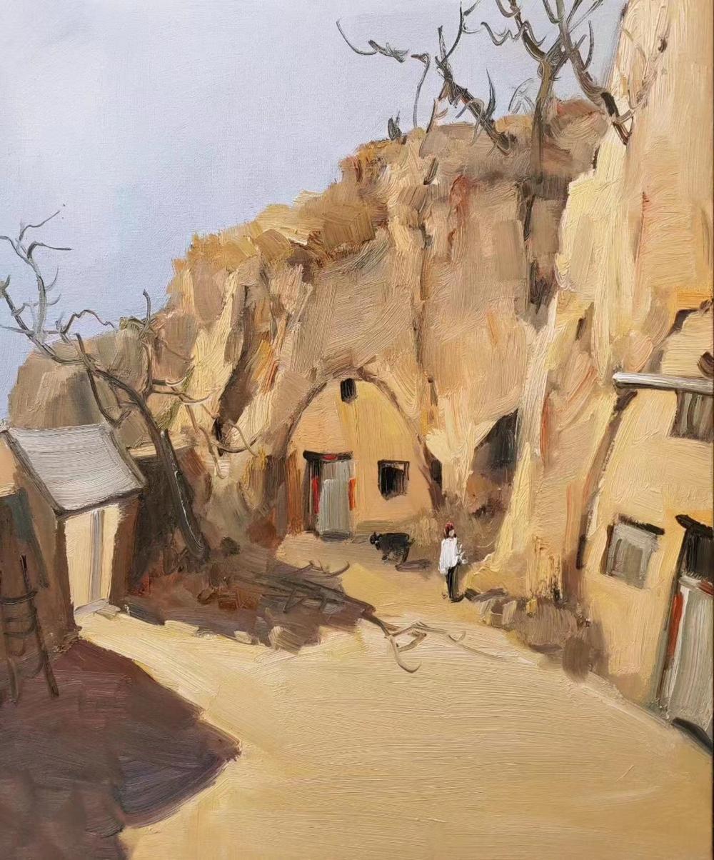 【画作】高天厚土,神采激扬,油画艺术家赵青作品欣赏