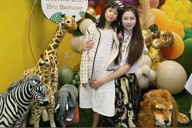 陈露独自为女儿庆生！定居美国生活惬意，孙悦与5岁儿子国内生活图片