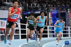 全国室内田径锦标赛：杨国斌夺得男子800米冠军图片