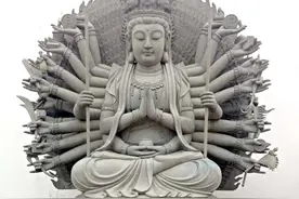 石雕千手观音一般雕刻几只手？图片