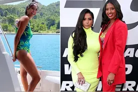 科比大女儿20岁了，身材丰腴！瓦妮莎晒照祝福，母女俩越来越像图片