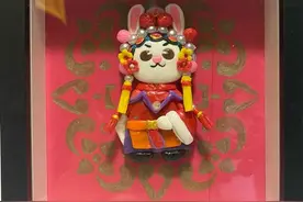 西安非遗传承人彩塑“十二生肖”彰显戏曲之美图片