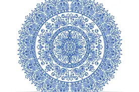 65款中国传统青花瓷花纹图案分享图片