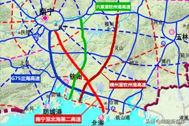 投资约197亿！南宁至北海第二高速路尘埃落定，计划明年3月开建图片