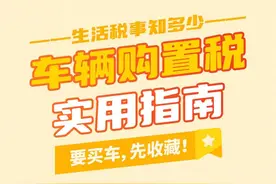 生活税事知多少丨车辆购置税实用指南，要买车，先收藏！图片