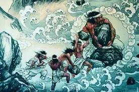 「大禹治水」三过家门而不入，中国千年文化历史不得不说的历史图片