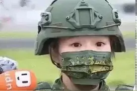 网传台湾萌娃女兵简郁珊真容图片是假的，照片本尊回应图片