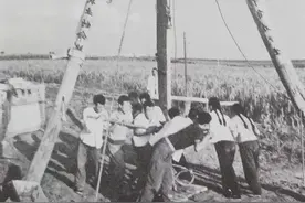 70年代保定农村打机井图片