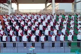 石家庄精英中学舞蹈《一起向未来》献礼冬奥会，为冬奥会加油图片