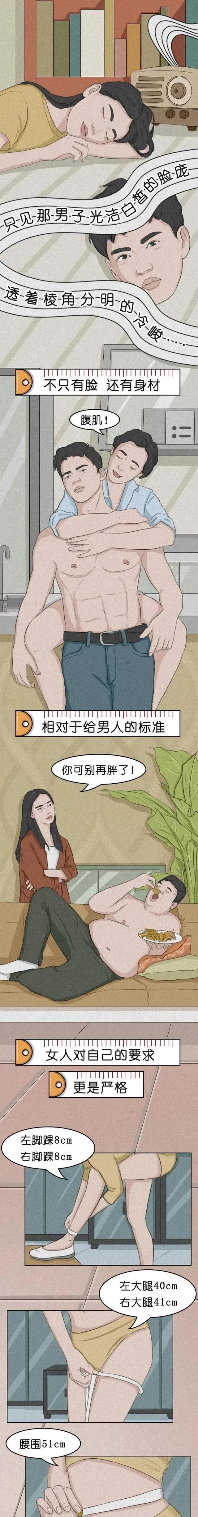 当代畸形审美，你迷恋过几个？女孩们快醒醒吧（漫画）