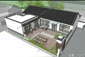 自建农村小楼小院最经济，最完美建设方案图片