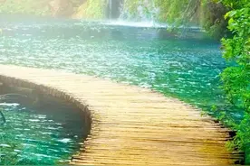 唯美木桥壁纸图片