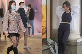 为什么不建议你穿“无痕裤、黑丝”？这3组素人街拍图告诉你答案图片