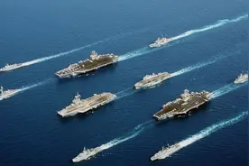 倘若美国出动11艘航母，与我国较劲，凭中国的实力能不能抵抗？图片