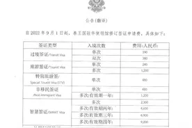 10月1日起赴泰可延长签证期限，并调整签证服务费用图片