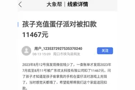 未成年人玩“蛋仔派对”充值1万多 家长申请退款被驳回图片