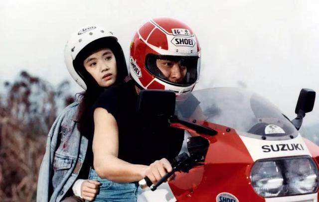 天若有情刘德华骑的摩托车,深圳女骑竟把摩托错当男朋友,川崎,金吉拉