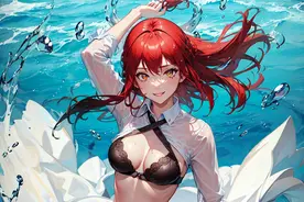 AI绘制原创高清无水印动漫美少女，打造你的个性化手机壁纸 Vol.09图片