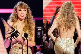 好莱坞颁奖礼，有人穿成钢丝球，有人穿成刺猬，霉霉艳压全场图片