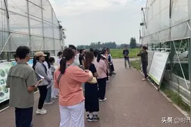 汝州市紫云路街道：万名学子进千企 天葡汝蓝云农庄站图片