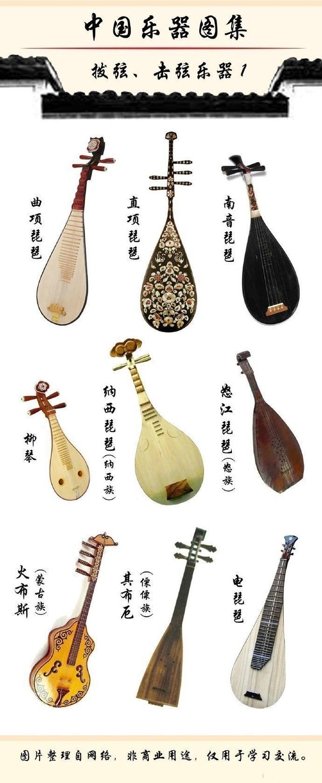 中国最全的拨弦,击弦类乐器图集,收藏学习