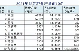 中国粮食产量世界第一，也是世界第一粮食进口国，第三粮食出口国图片