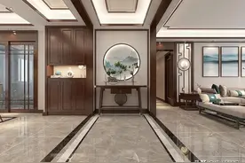 长沙夫妻200㎡大平层，装高级感满满的新中式，真的有品味，好看图片