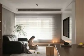 南京99㎡小黑屋爆改！大客厅+开放厨房，太美！连三分离卫浴都有图片