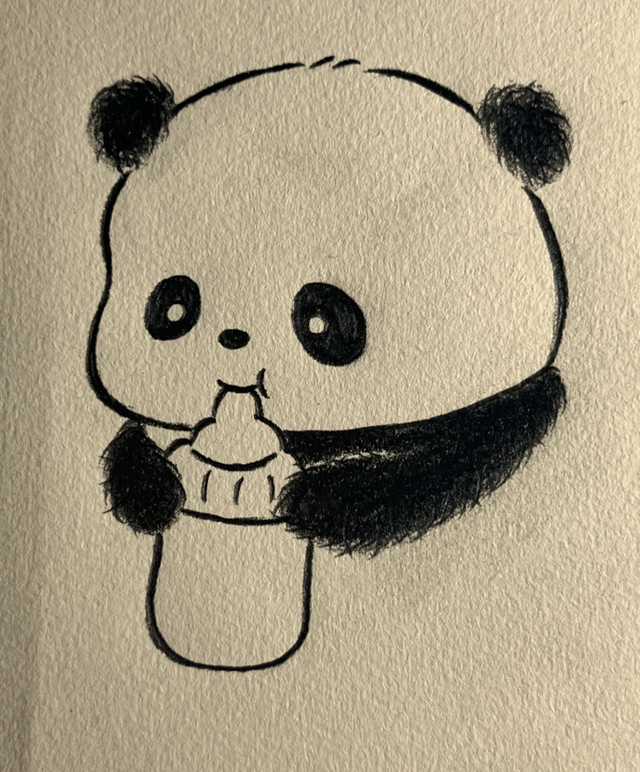 这一种简单画熊猫，零基础快收藏