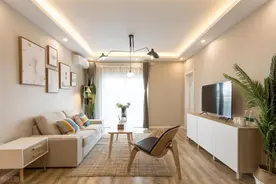 “家有山水，富贵生财”，客厅挂画有讲究，旭日东升挂法不可不知图片