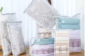 换季衣物太多无处可堆！真空压缩袋帮你解决烦恼，轻松收纳不占地图片