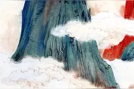 平明一雨山川换旧痕，涧水声中色里柳丝新图片