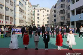 延安职业技术学院附属小学一年级队列队形比赛图片