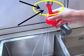 把1个气球套在水龙头上，竟然这么厉害！邻居见了纷纷学，实用图片