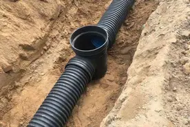 双壁波纹管排水管安装报价图片