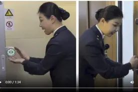 东北小姐姐魔性教你高铁各种门咋开 说话耐听，实实在在图片