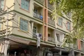 缅甸一公寓地震后坍塌，被埋数百华人，目前仅有3人获救图片