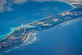 南沙美济岛现状：不沉航母规模渐显，南海大城气象初成图片