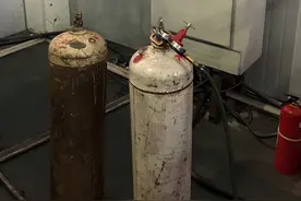 气瓶无防倾倒措施，罚4.5万！附气瓶相关注意事项及事故原因！图片