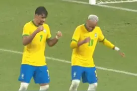 这就是内马尔：今晚对日本再玩1穿裆戏耍过人，全场一片惊呼图片