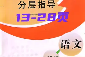 三年级下册语文分层指导13-28页参考答案图片