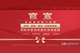 奇瑞官宣：终身质保！图片