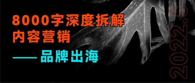 8000字深度拆解内容营销-品牌出海
